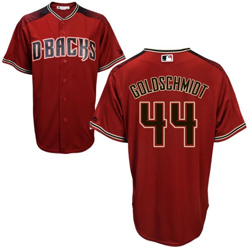 Diamondbacks #44 Paul Goldschmidt Red/Brick New Cool Base Stitched MLB Jersey - Click Image to Close